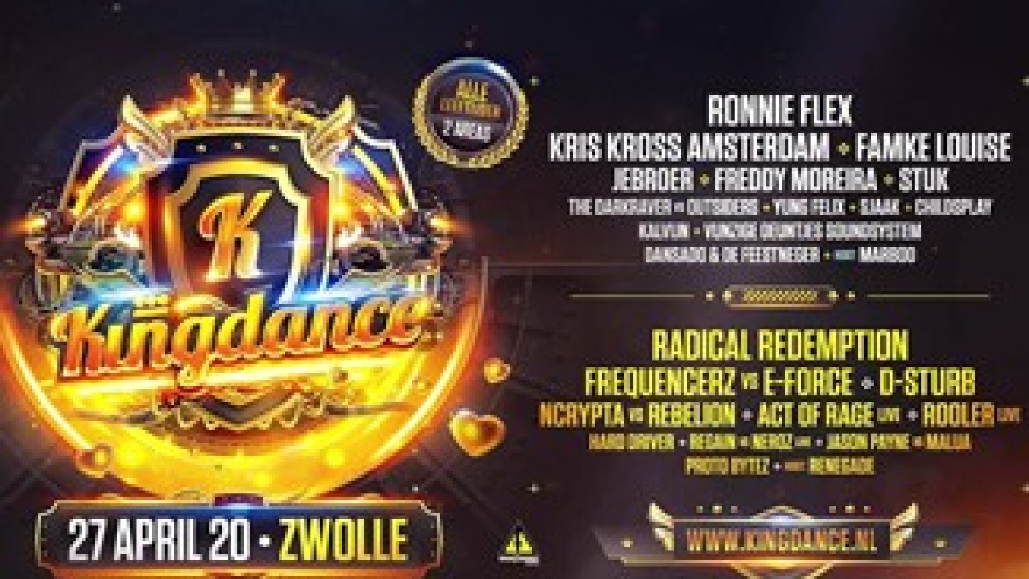 Party nieuws: Check hier de line-up voor Kingdance Zwolle 2020!