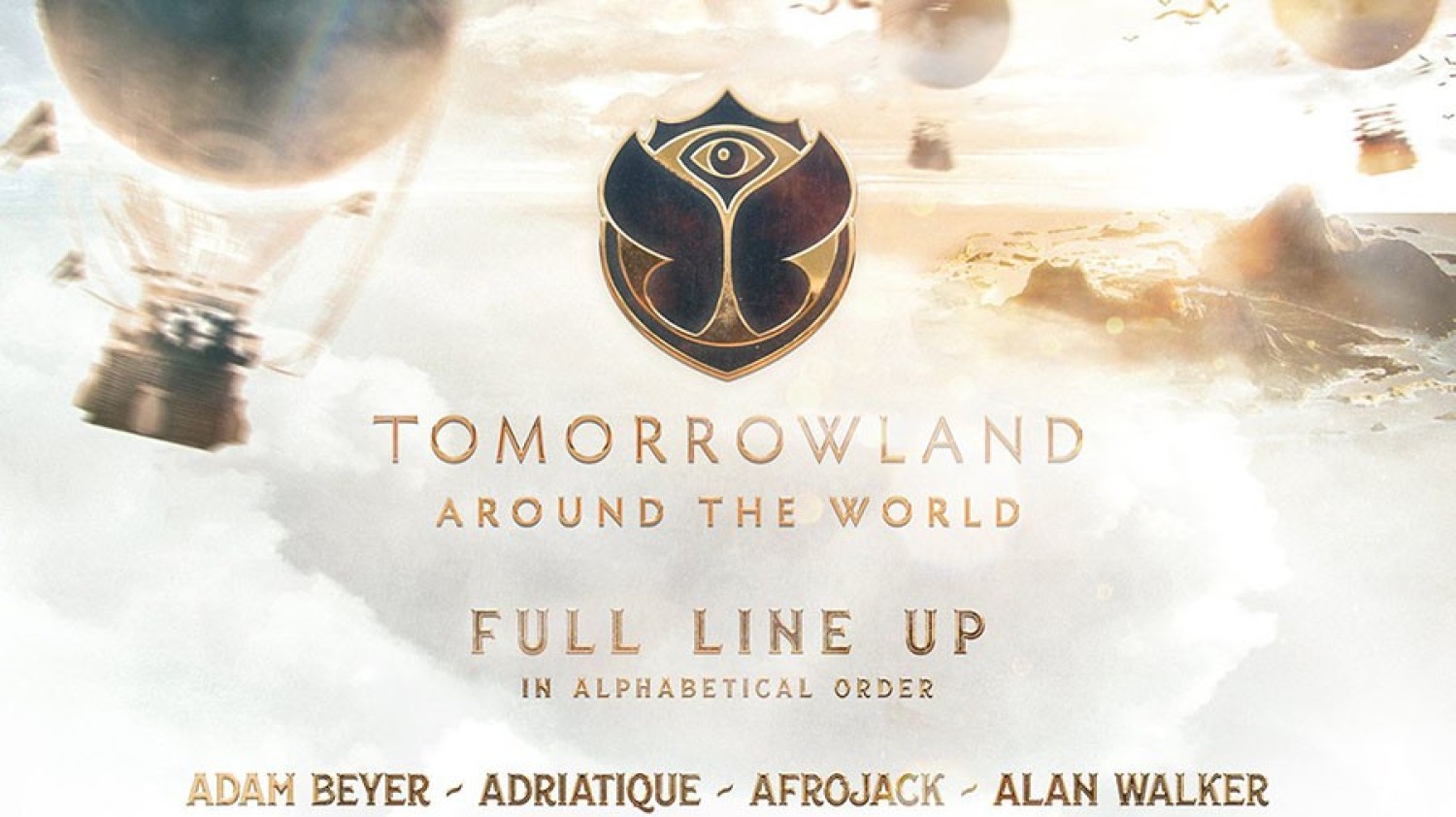 Party nieuws: Volledige line-up Tomorrowland - Around the World