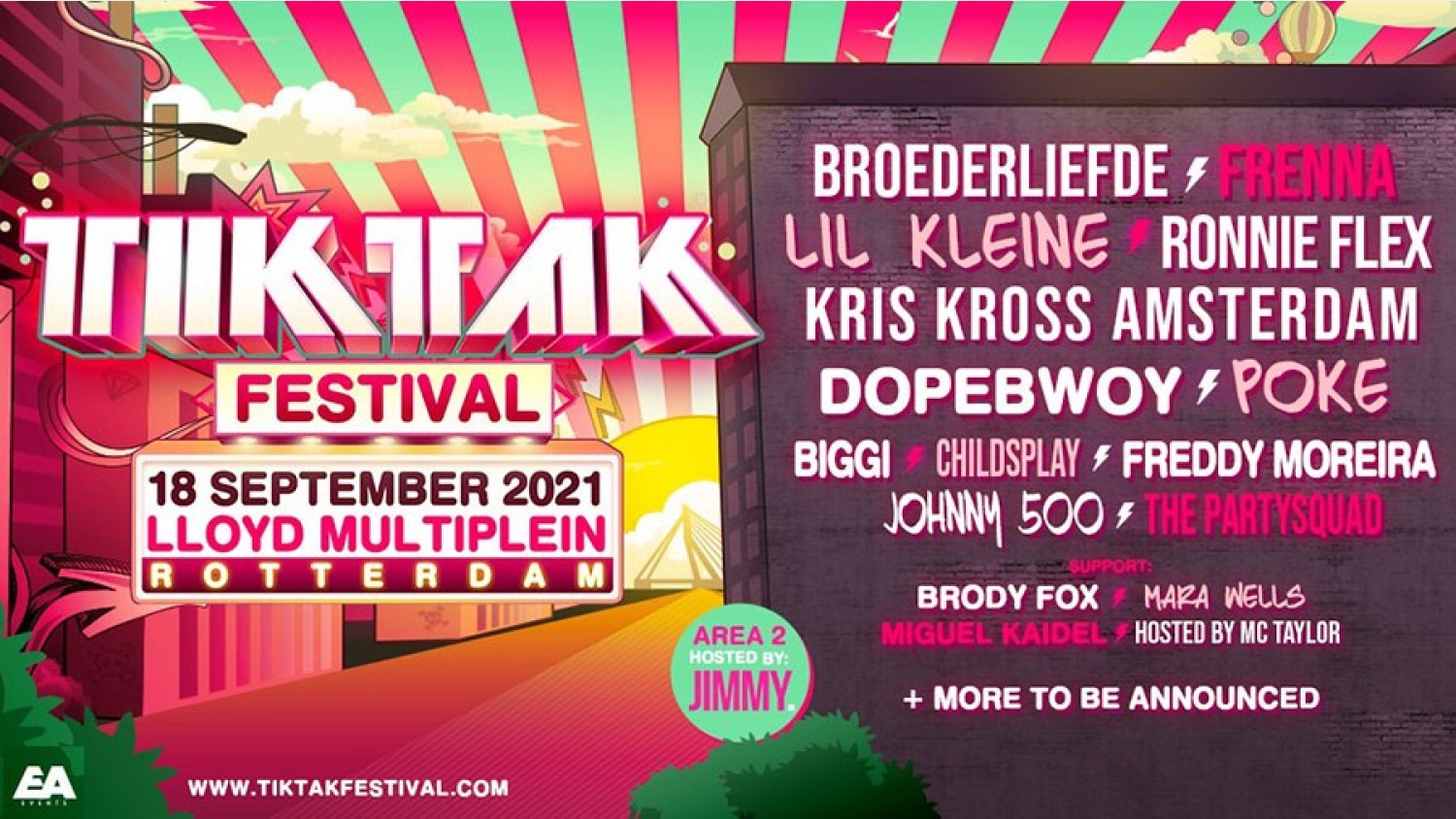 Party nieuws: TIKTAK Festival 2021 maakt volledige line-up bekend