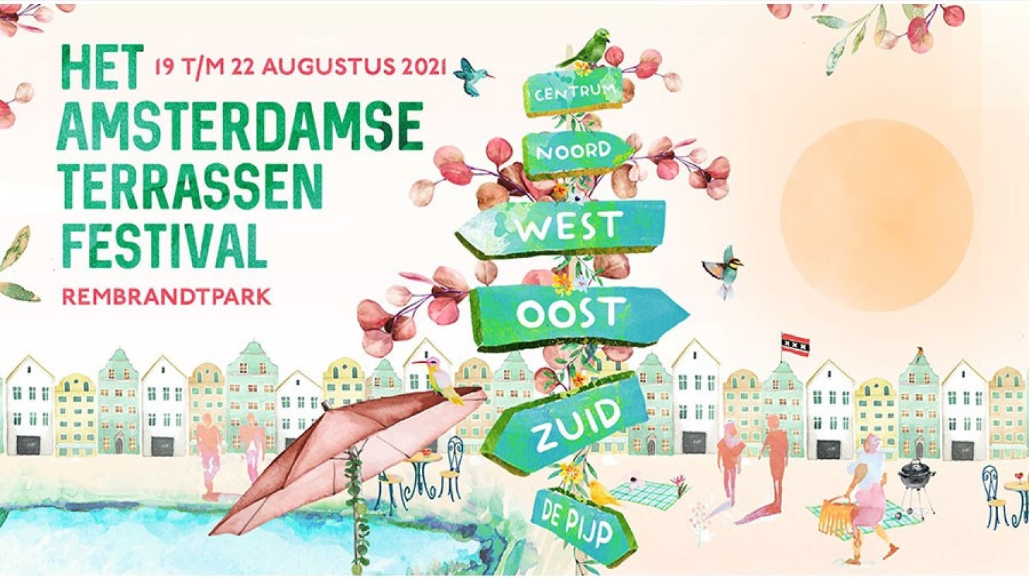 Party nieuws: Het Amsterdamse Terrassen Festival terug in augustus