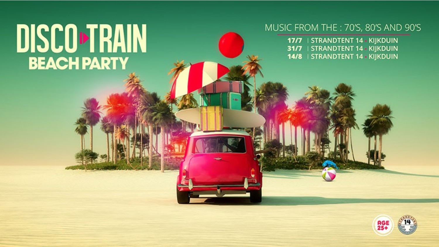 Party nieuws: Disco-Train is terug op zaterdag 17 juli in Kijkduin