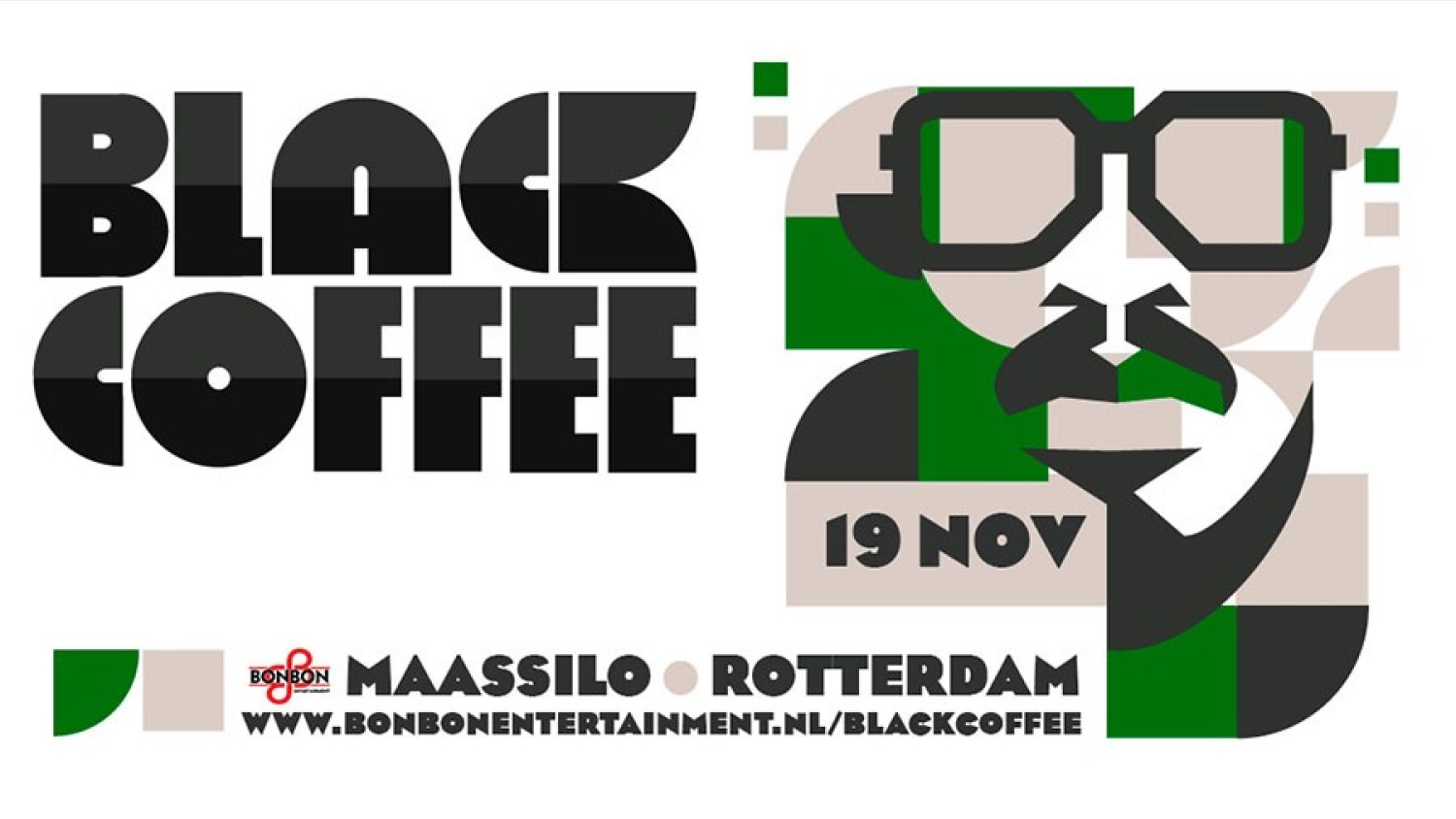 Party nieuws: Black Coffee op 19 november in Maassilo Rotterdam