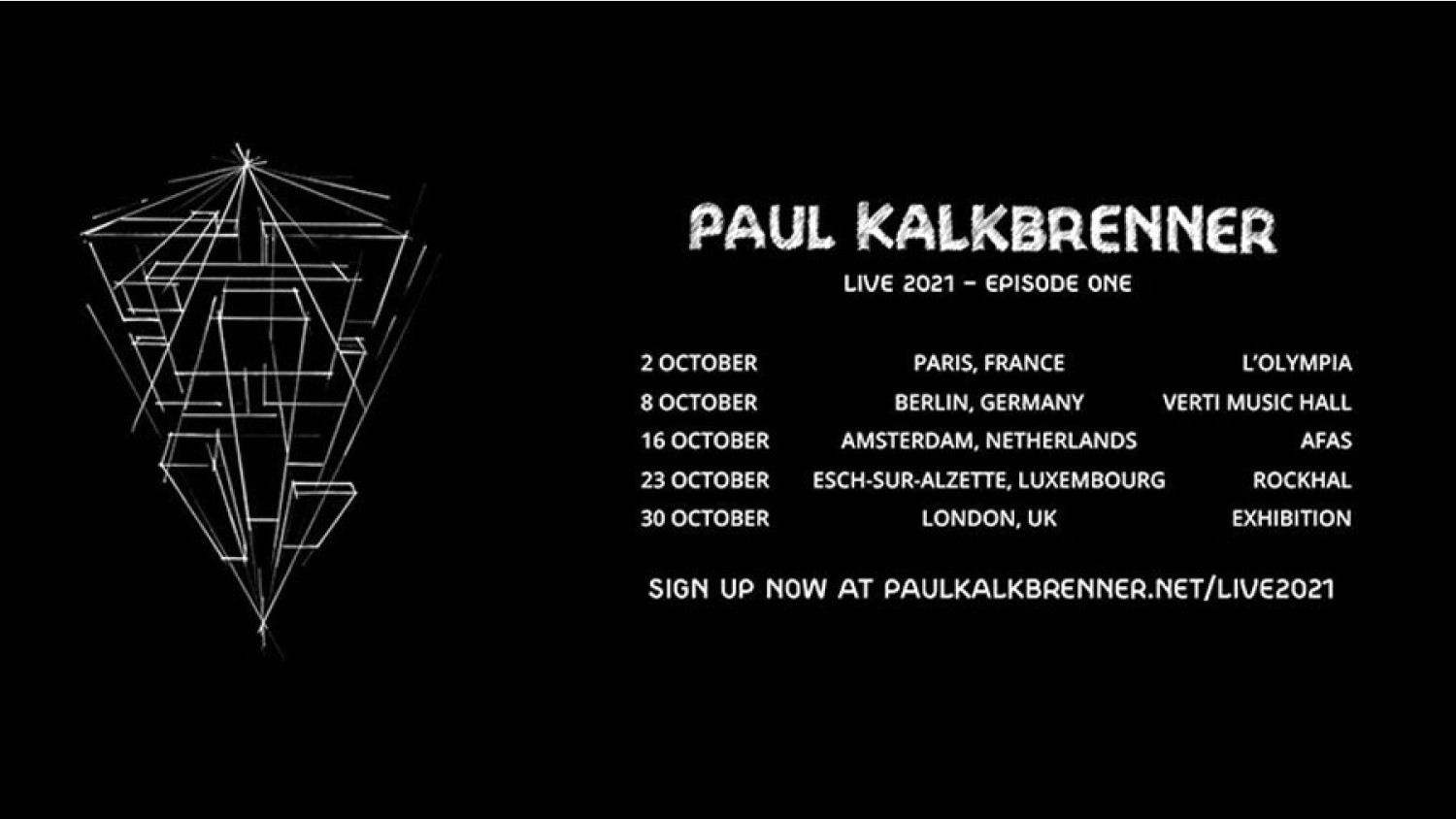 Party nieuws: Paul Kalkbrenner op 16 oktober in AFAS Live met nieuwe liveshow