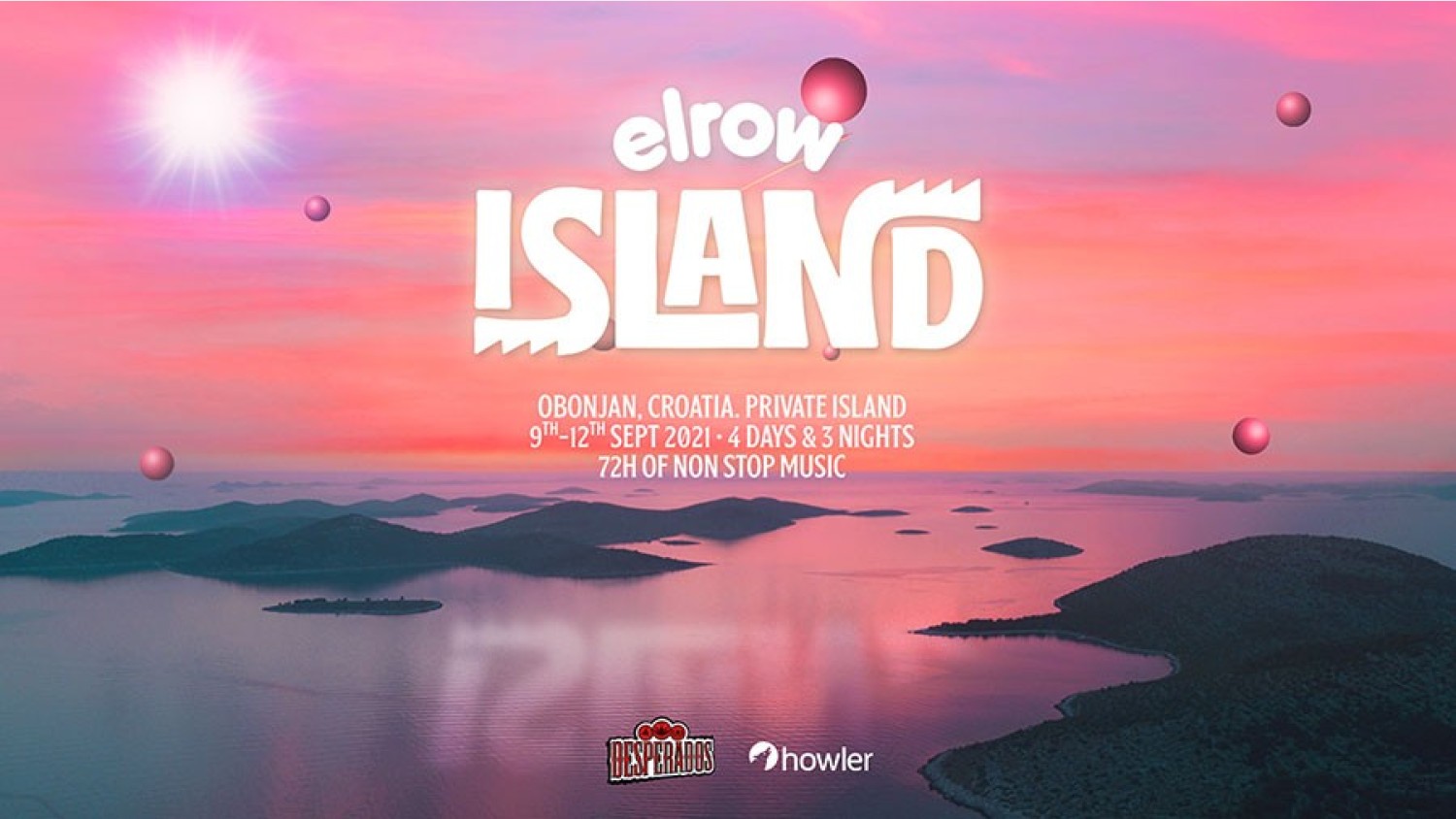 Party nieuws: 4 dagen elrow op privé-eiland Obonjan in Kroatië