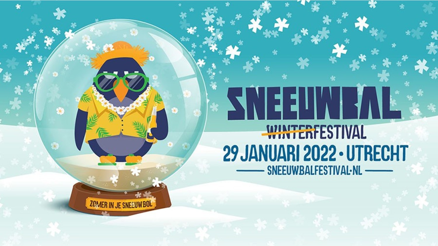 Party nieuws: Haal de festivalzomer in op 29 januari bij Sneeuwbal Winterfestival