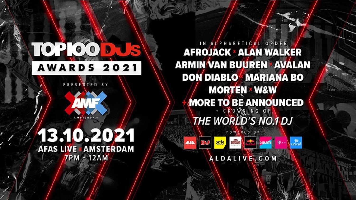 Party nieuws: Top100 DJs Awards in AFAS Live op 13 oktober