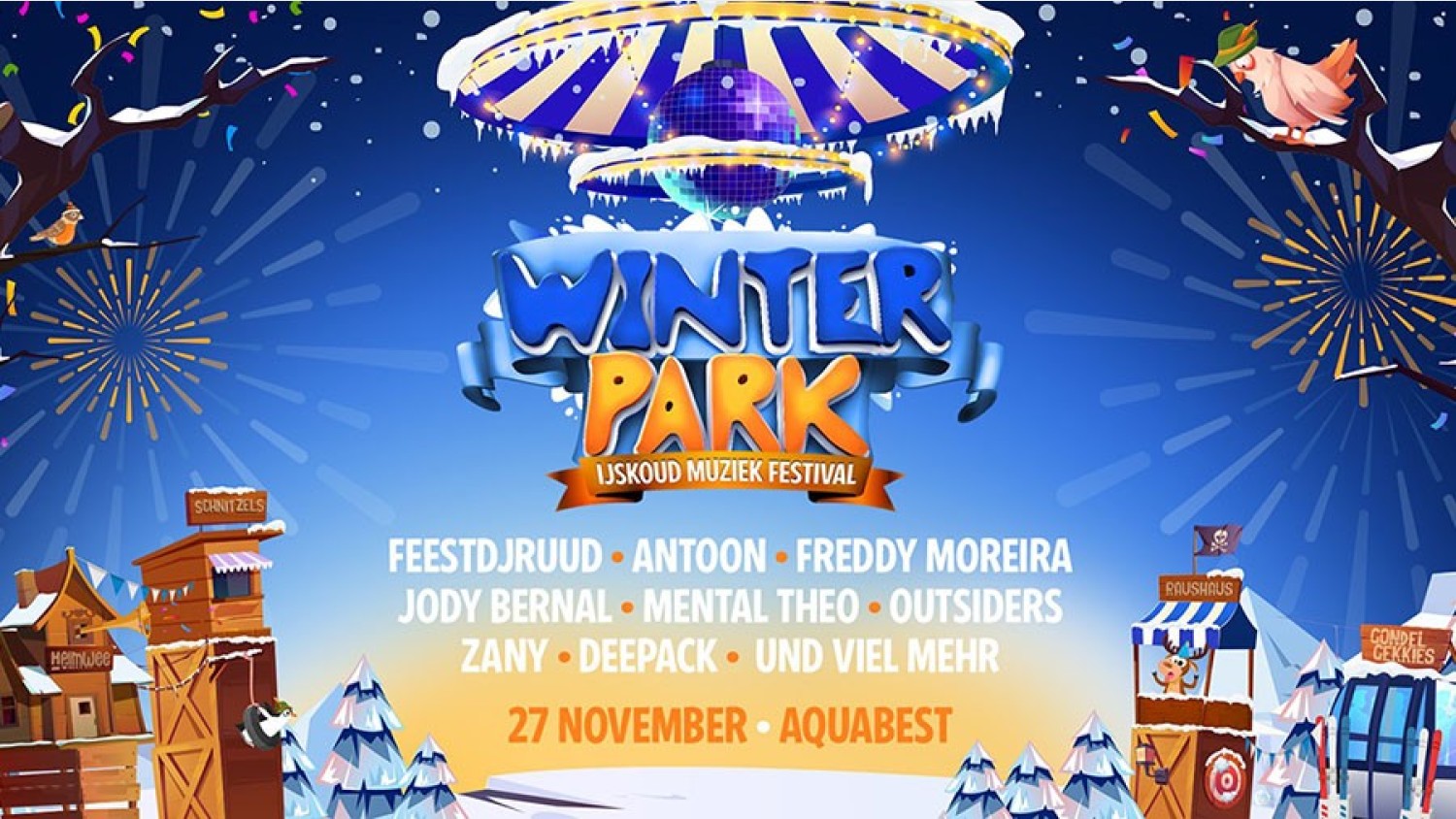 Party nieuws: Winter Park Festival presenteert volledige line-up
