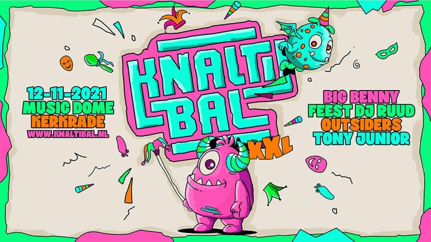 Party nieuws: Knaltibal XXL op 12 november in Music Dome