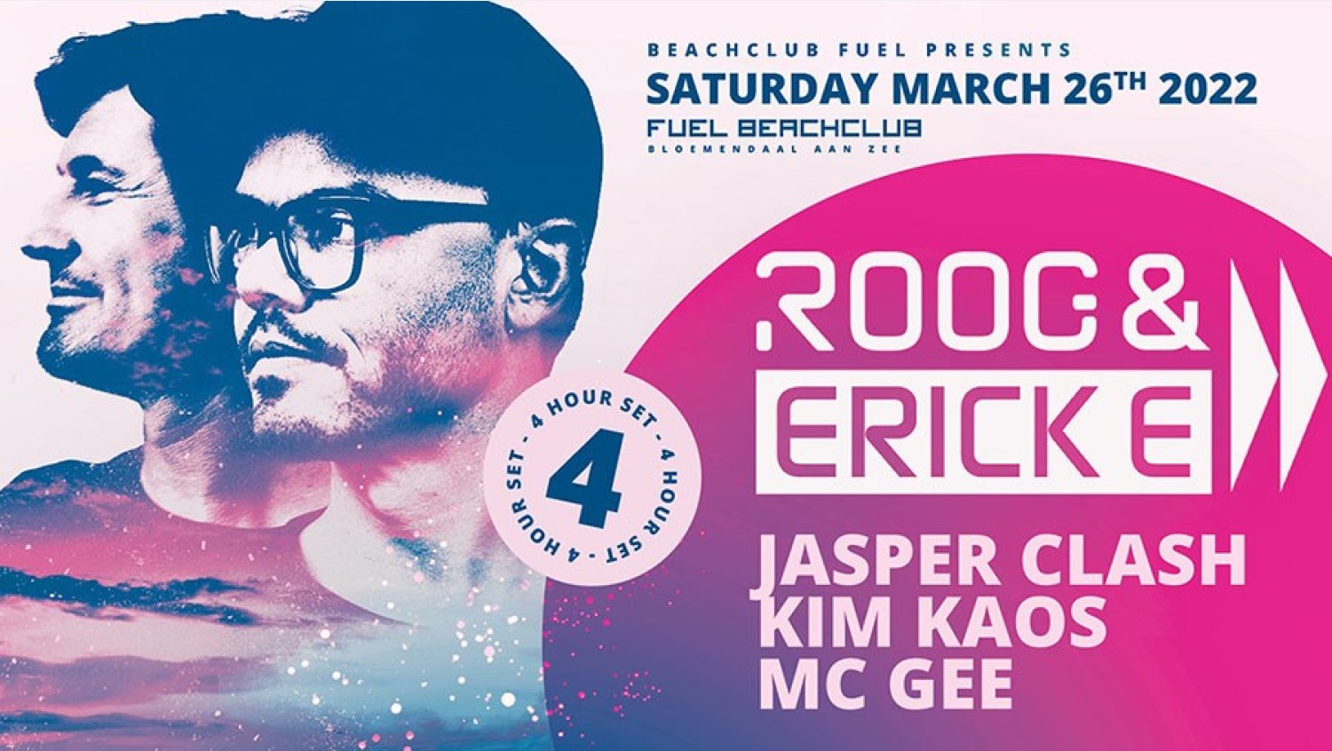 Party nieuws: Beachclub FUEL presents ROOG & Erick E (4 hour set)