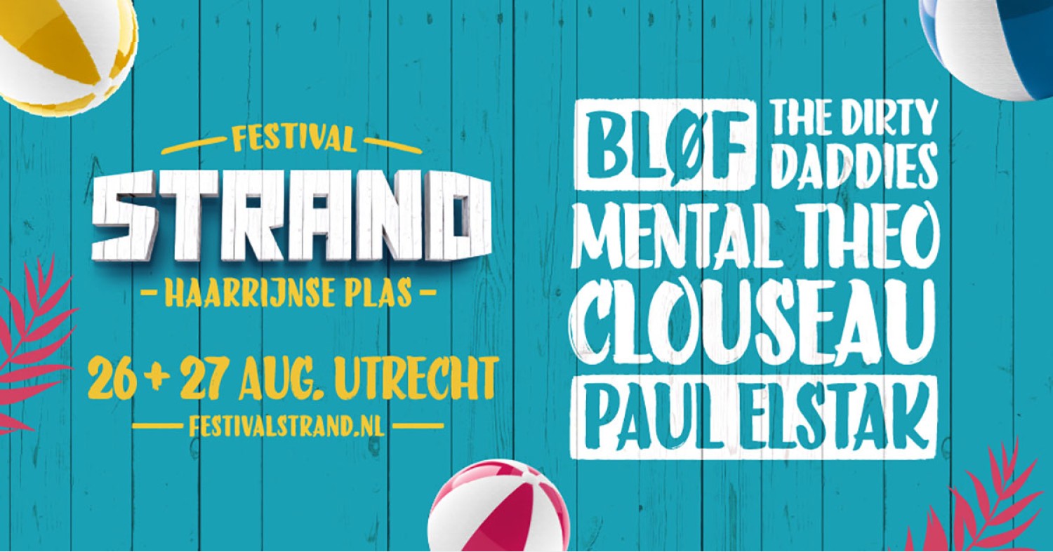 Party nieuws: Line-up Festival Strand 2022 is compleet!
