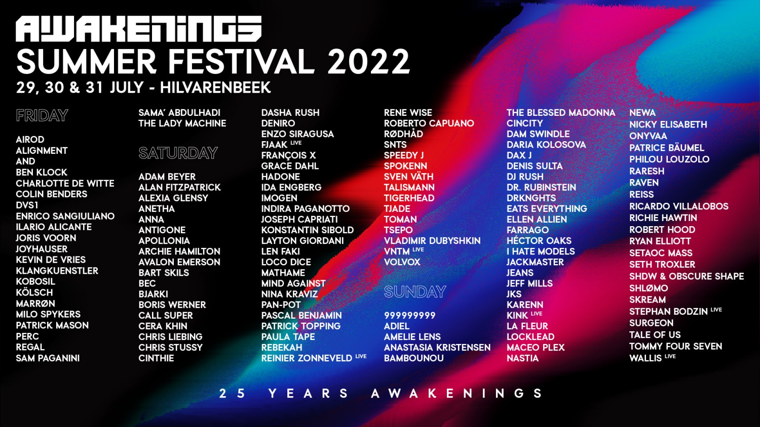 Party nieuws: Awakenings Summer Festival 2022 tickets gaan hard
