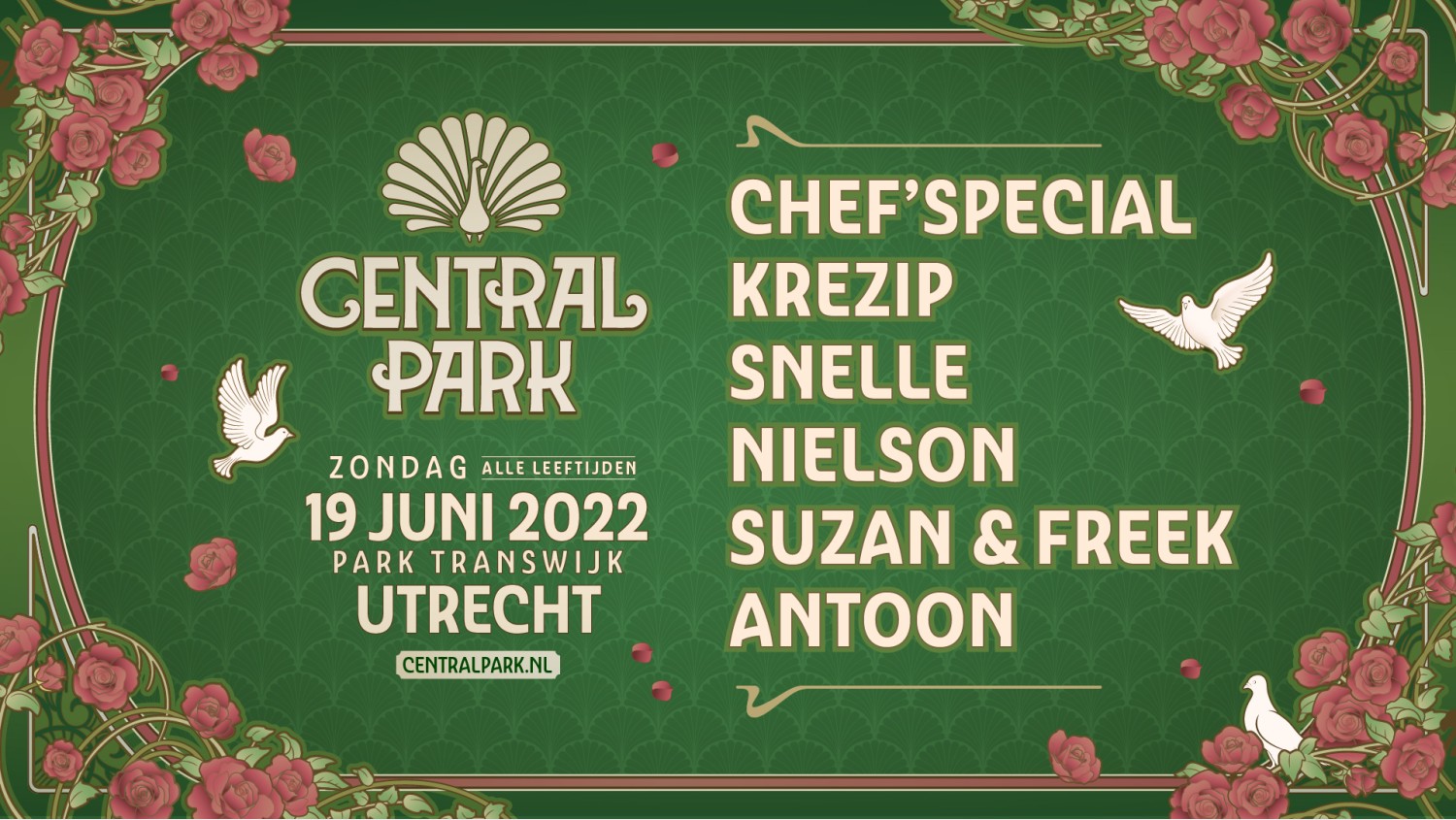 Party nieuws: Central Park 2022 maakt volledige zondag line-up bekend