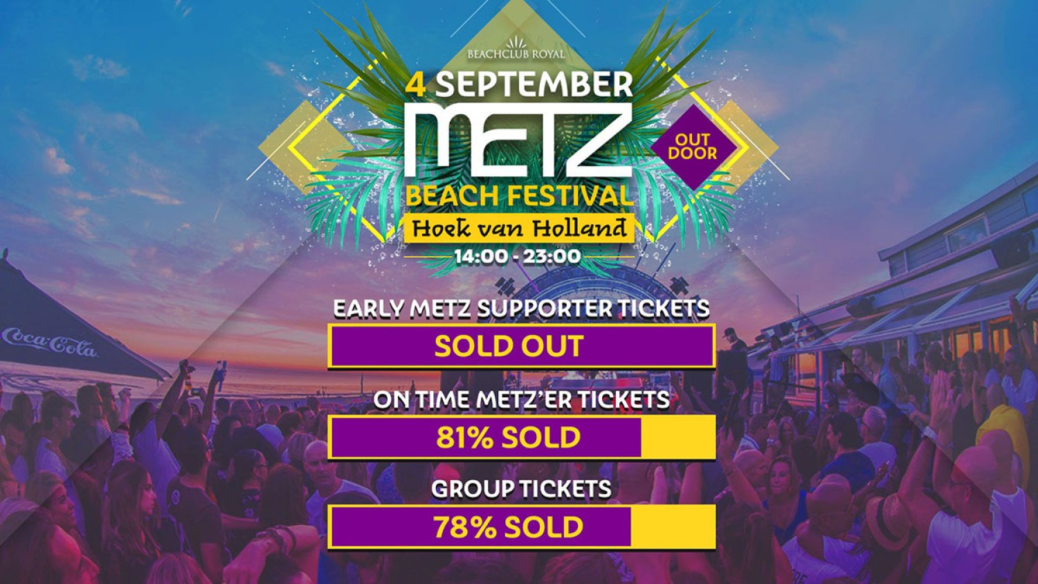 Party nieuws: Tickets Metz Beach Festival 4 september 2022 gaan hard