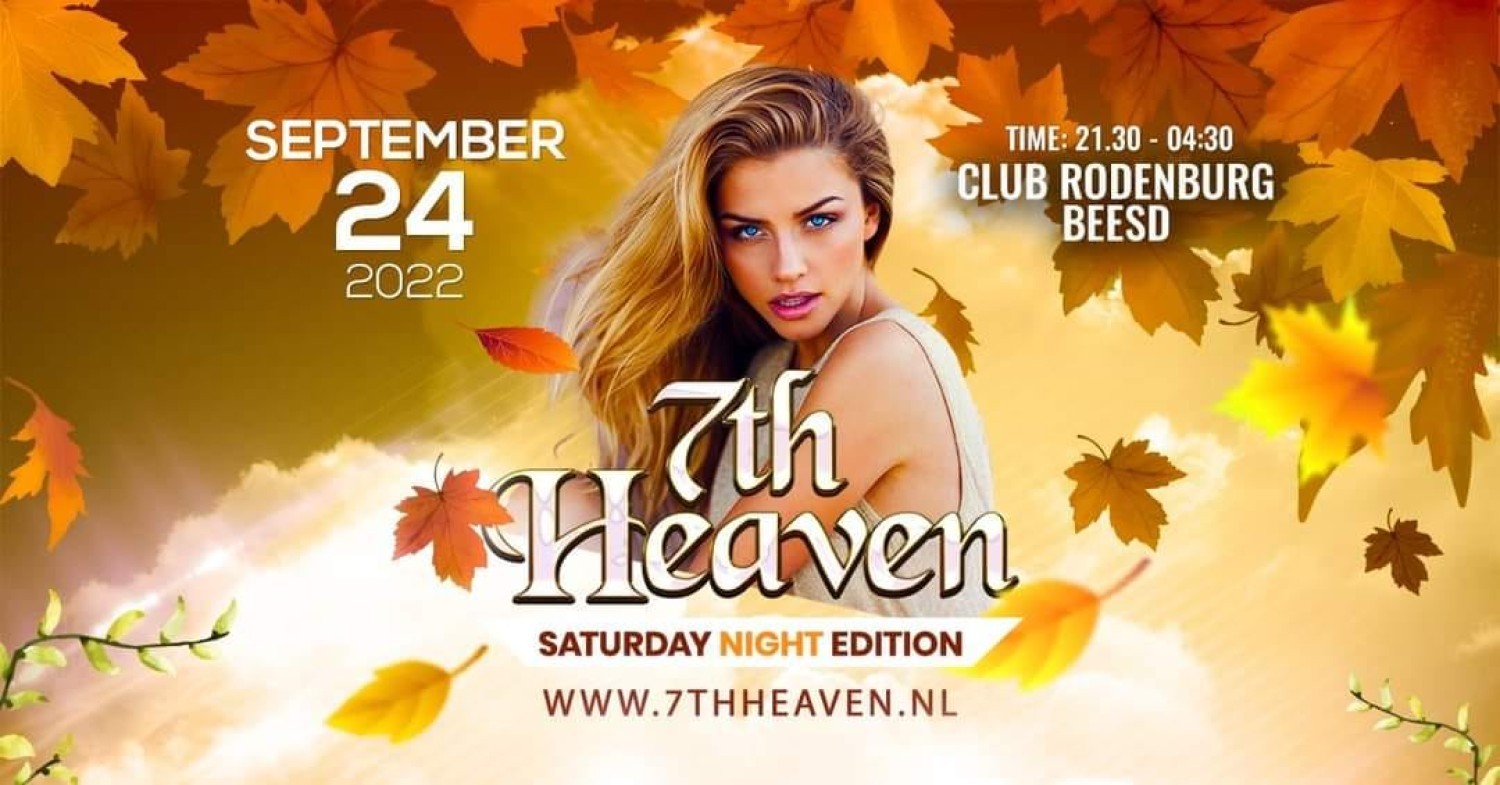 Party nieuws: 7th Heaven terug in Club Rodenburg op 24 september