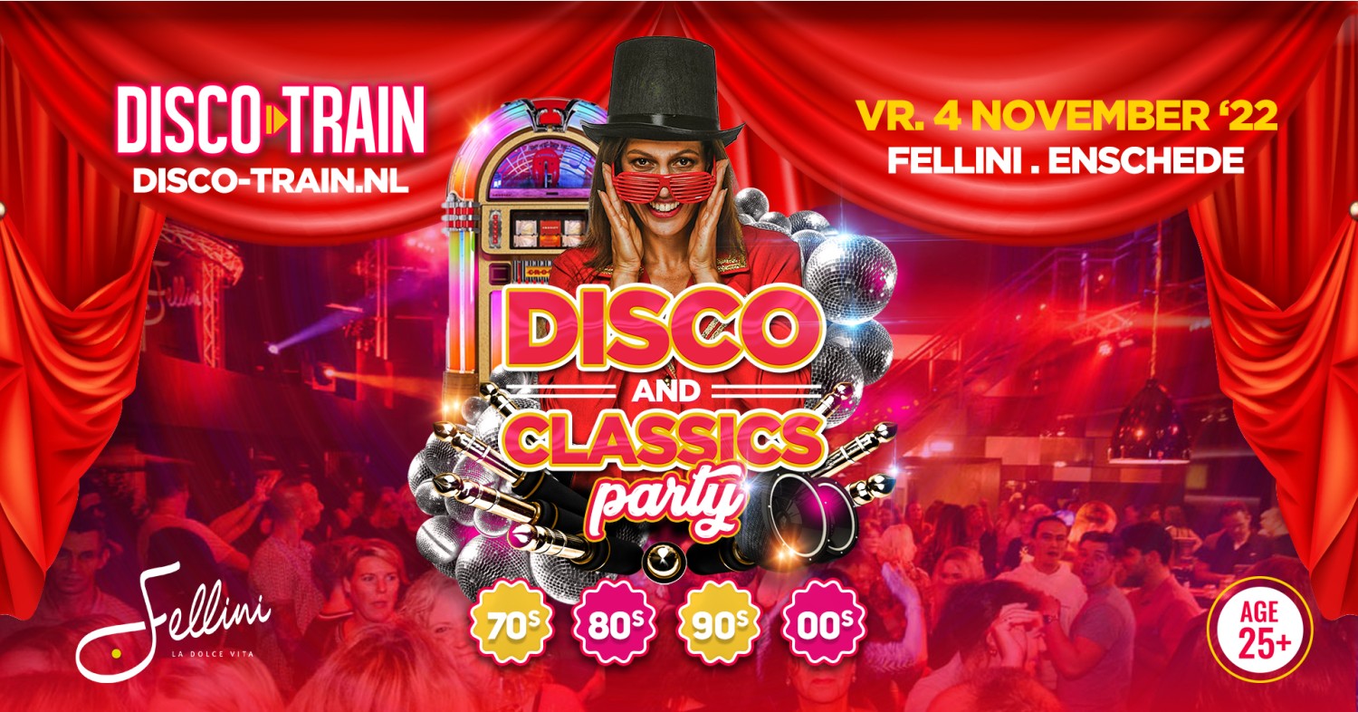 Party nieuws: Disco-Train komt vrijdag 4 november terug naar Enschede