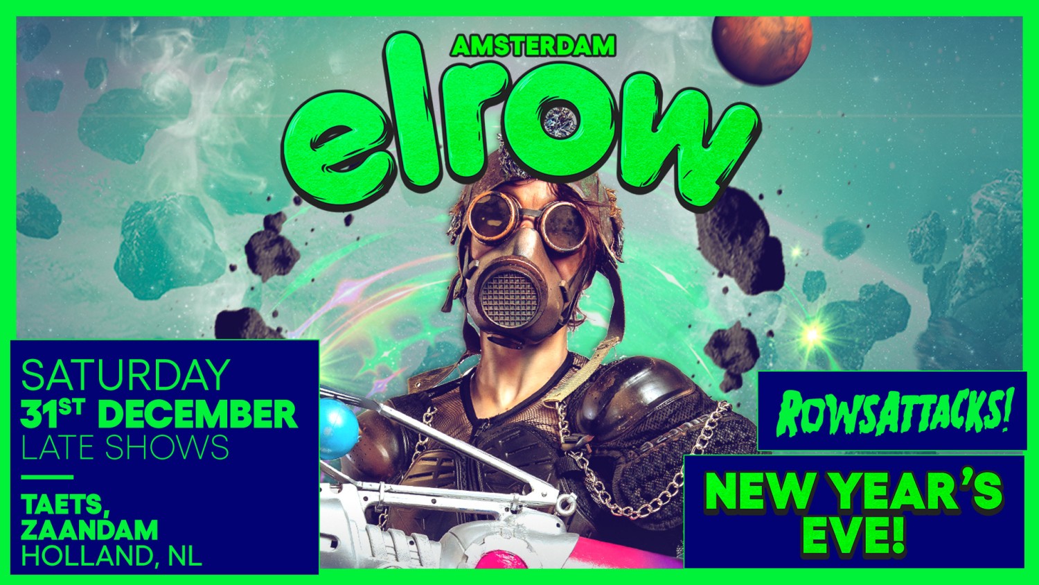 Party nieuws: elrow NYE Amsterdam tickets beschikbaar