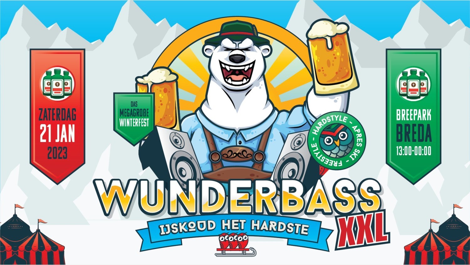 Party nieuws: Breda krijgt zijn eigen Aprés-ski Hardstyle Festival Wunderbass XXL