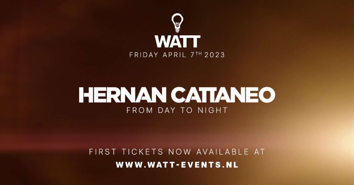 Party nieuws: Hernan Cattaneo Day to Night Show