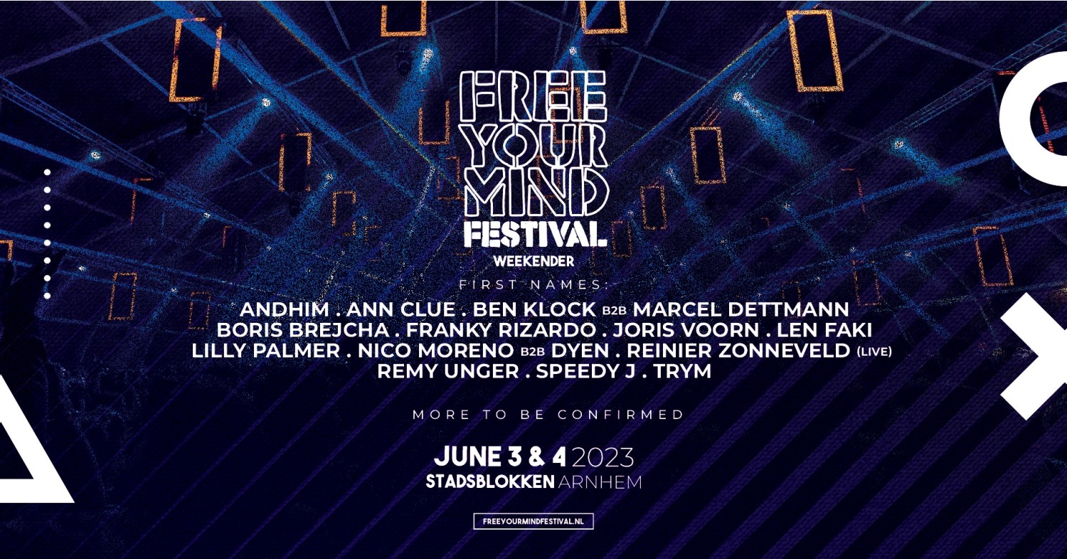 Party nieuws: Headliners Free Your Mind Festival 2023