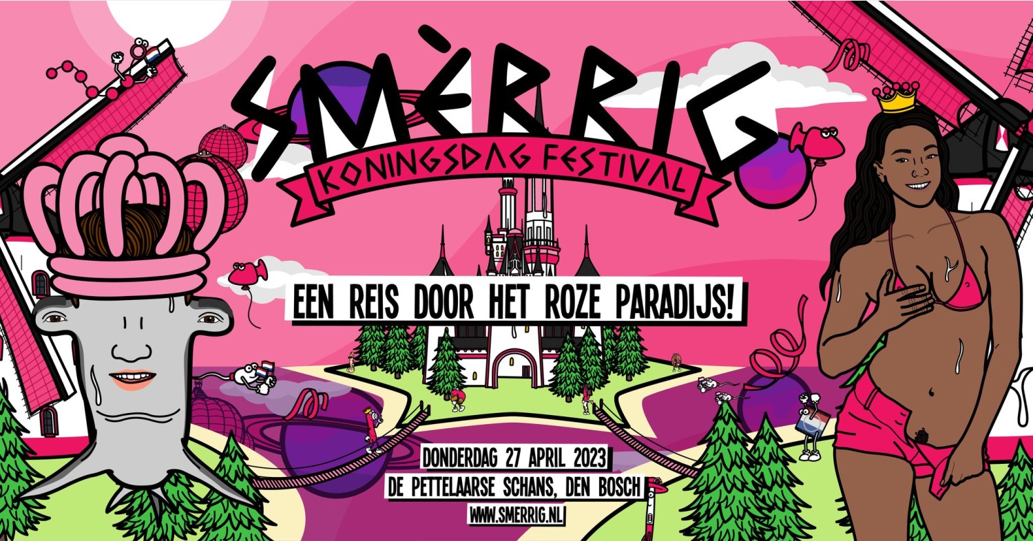 Party nieuws: Kaartverkoop SMÈRRIG Koningsdag festival 2023