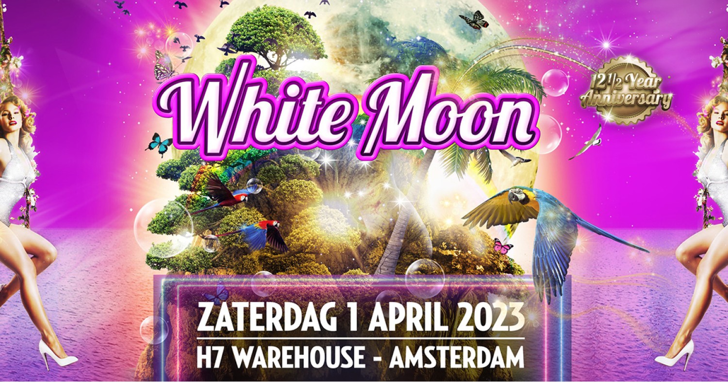 Party nieuws: Allerlaatste tickets White Moon 1 april 2023