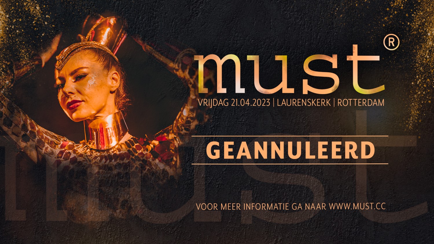 Party nieuws: MUST annuleert april editie in Sint Laurenskerk Rotterdam