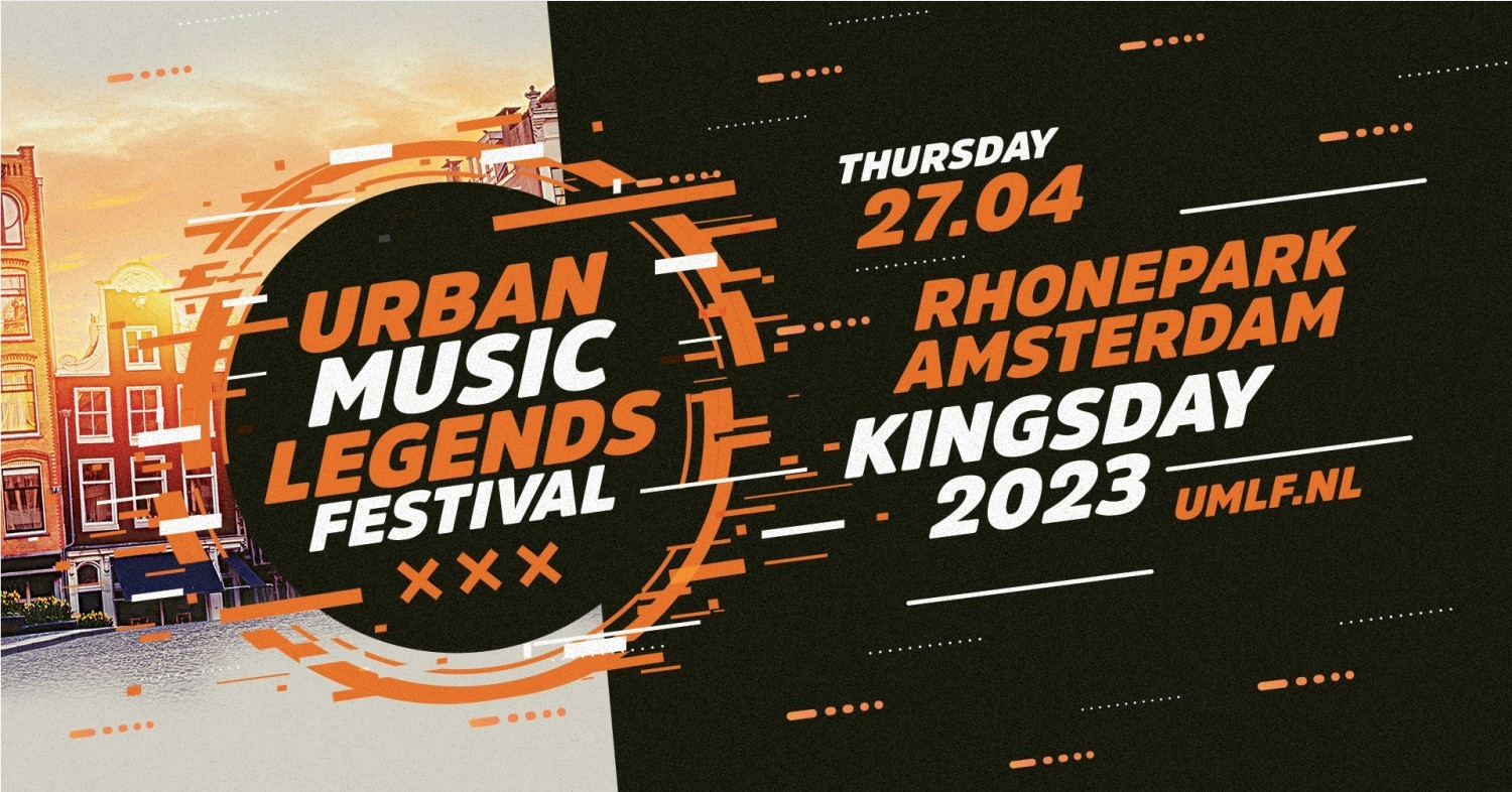 Party nieuws: Urban Music Legends Festival kleurt Rhônepark oranje op Koningsdag!