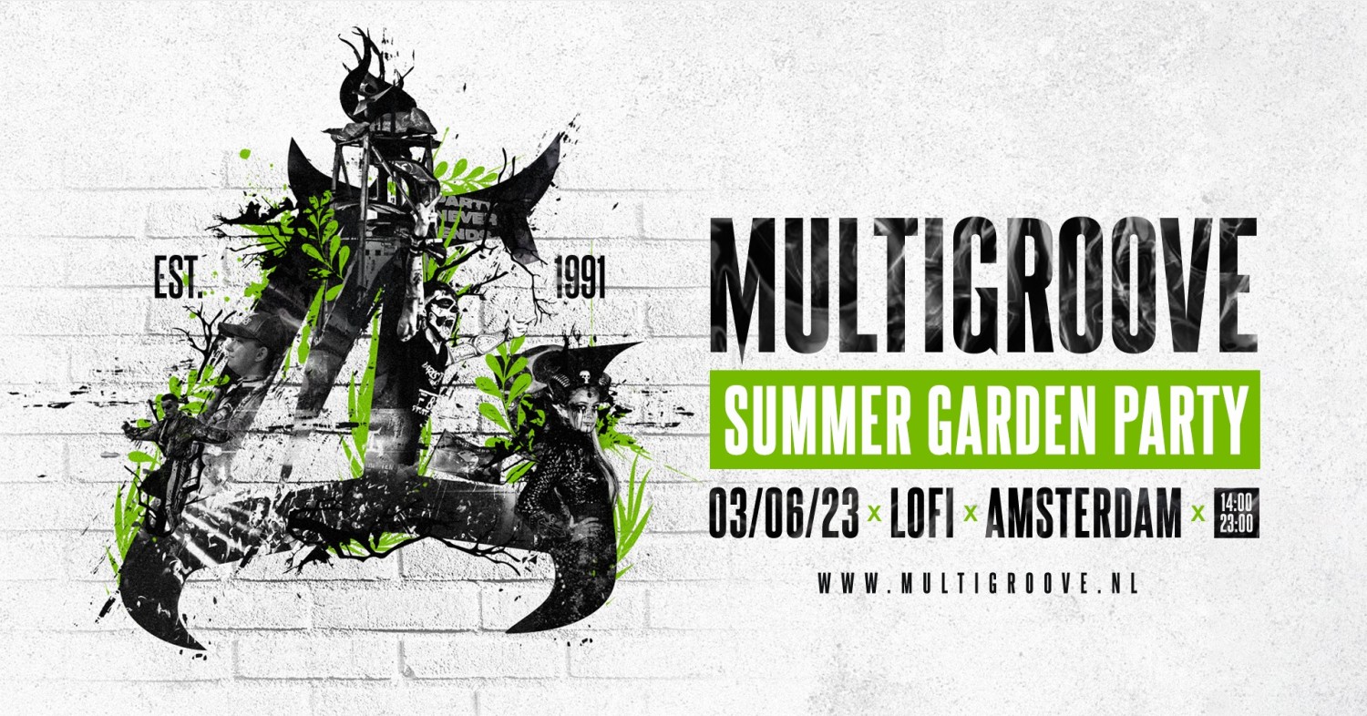 Party nieuws: Line-up Multigroove Summer Garden Party