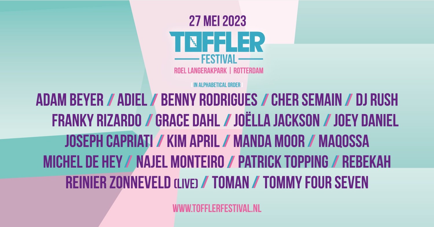 Party nieuws: Toffler Festival 2023 voor 75% uitverkocht