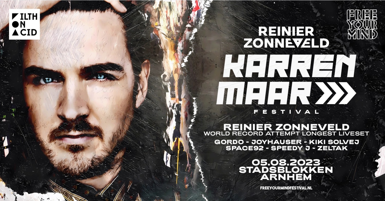 Party nieuws: Volledige line-up Karren Maar Festival 2023