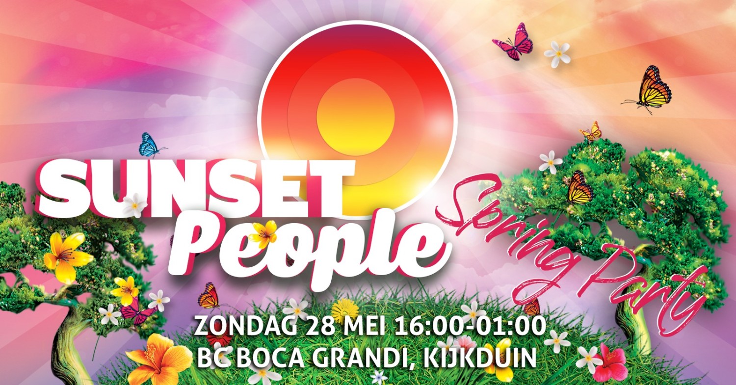 Party nieuws: Sunset People Spring Party bij Beachclub Boca Grandi Kijkduin