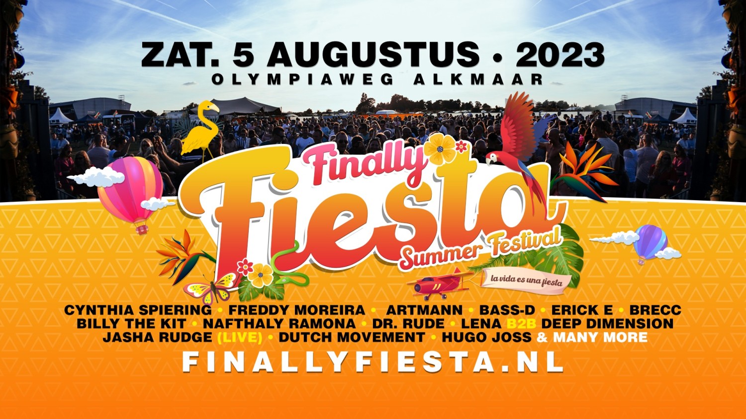 Party nieuws: Finally Fiesta is terug in augustus met het Summer Festival