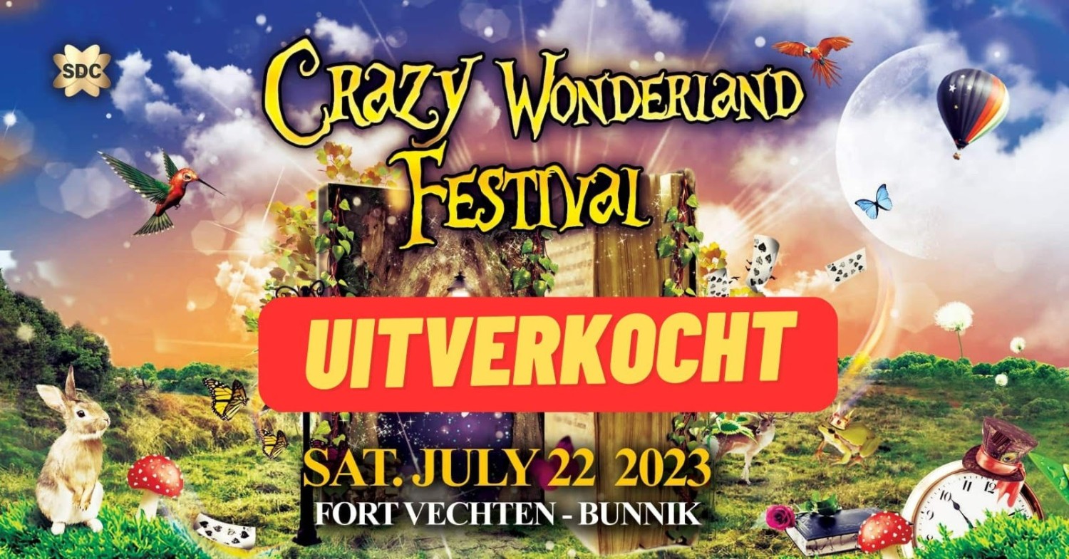 Party nieuws: Crazy Wonderland Festival is volledig uitverkocht