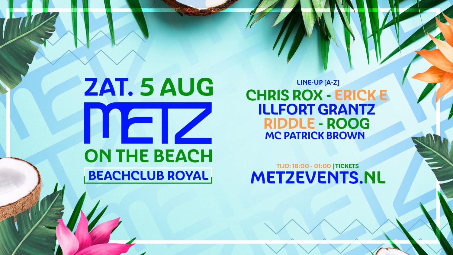 Party nieuws: Nieuwe datum METZ on the Beach bekend