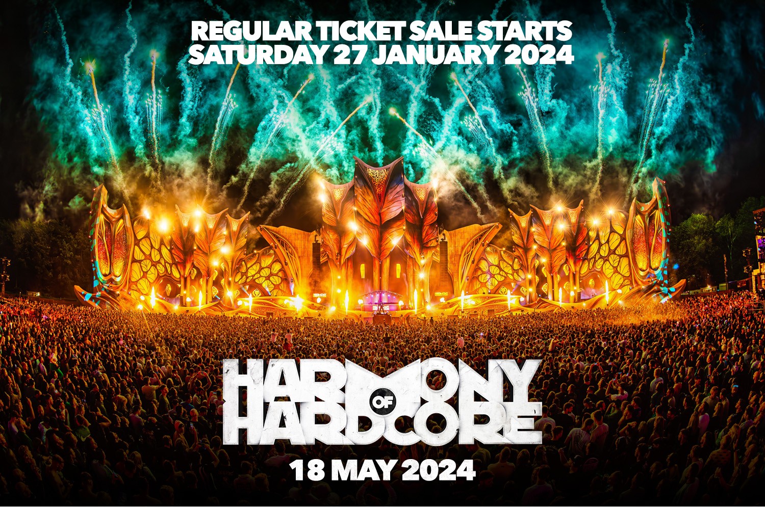 Party nieuws: Ticketverkoop Harmony of Hardcore 2024