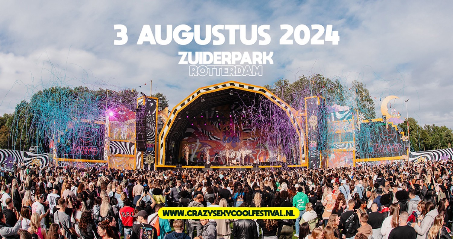 Party nieuws: Eerste tickets voor Crazy Sexy Cool festival 2024
