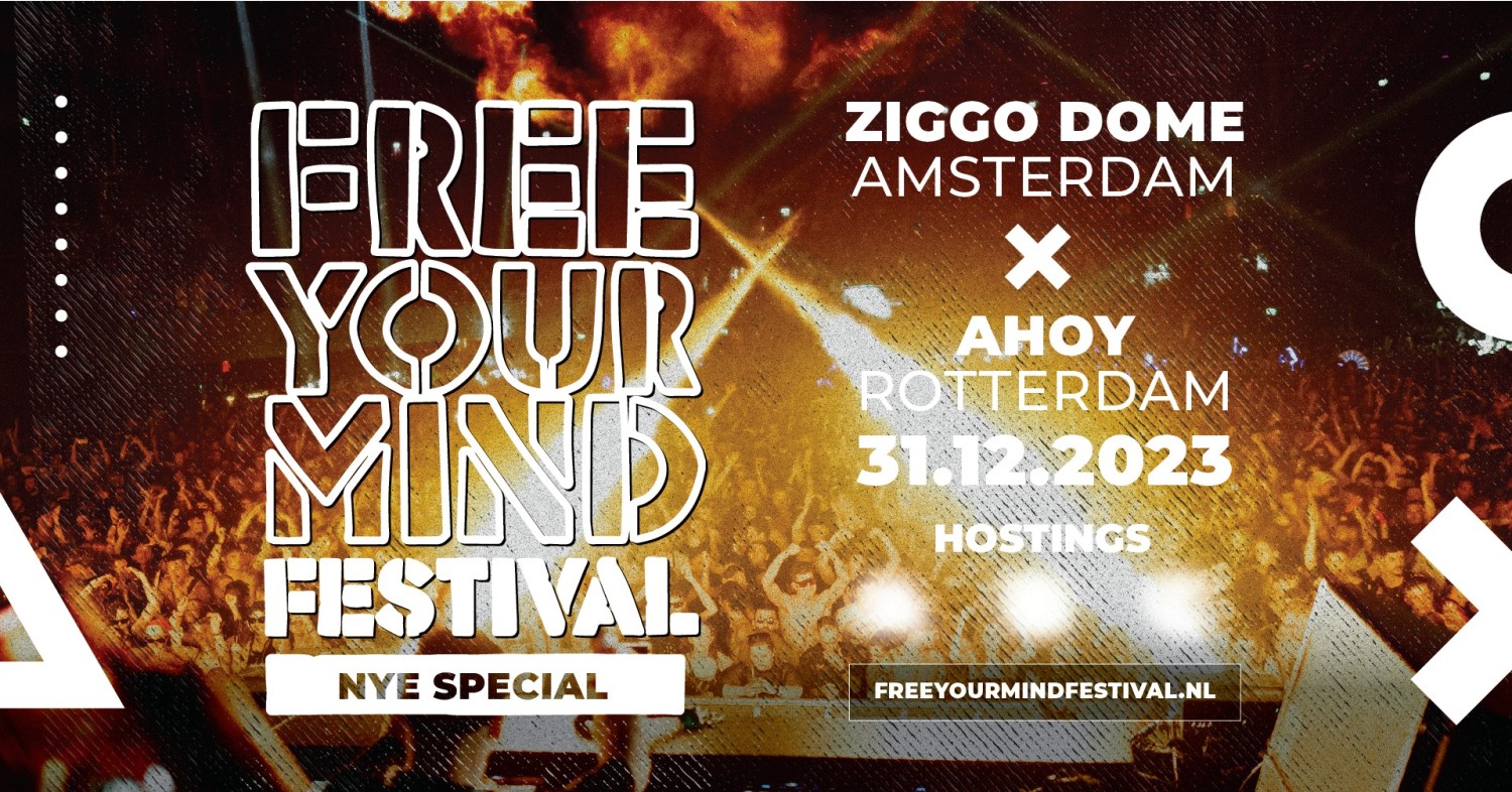 Party nieuws: Free Your Mind New Year Special in Amsterdam en Rotterdam