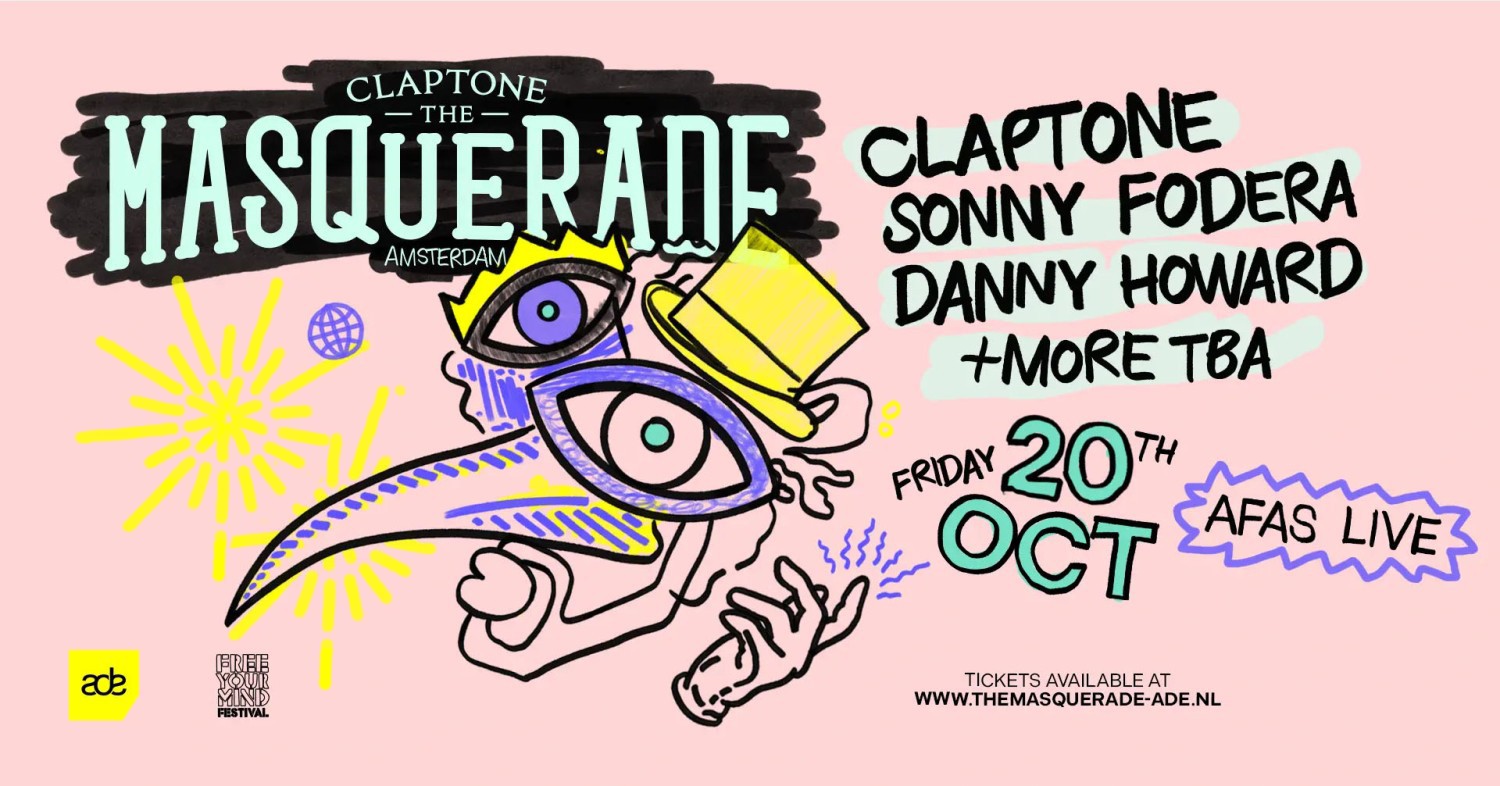 Party nieuws: Laatste tickets Claptone presents The Masquerade ADE 2023