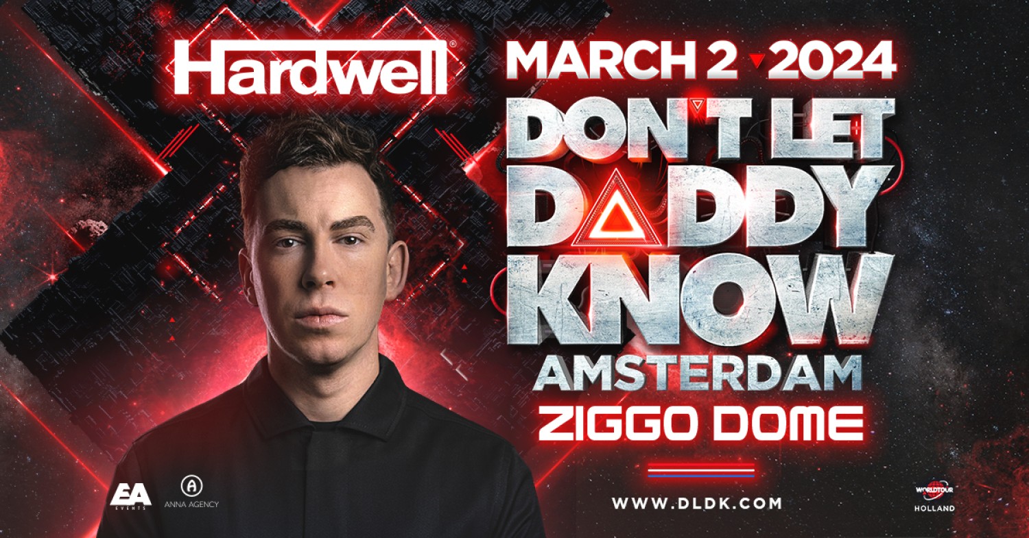 Party nieuws: Hardwell headliner Don't Let Daddy Know Amsterdam 2024
