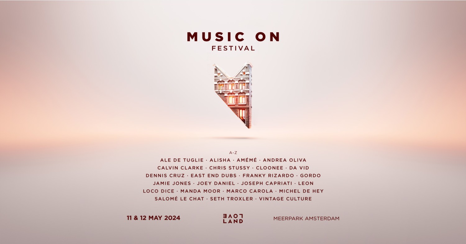 Party nieuws: Line-up Music on Festival 2024