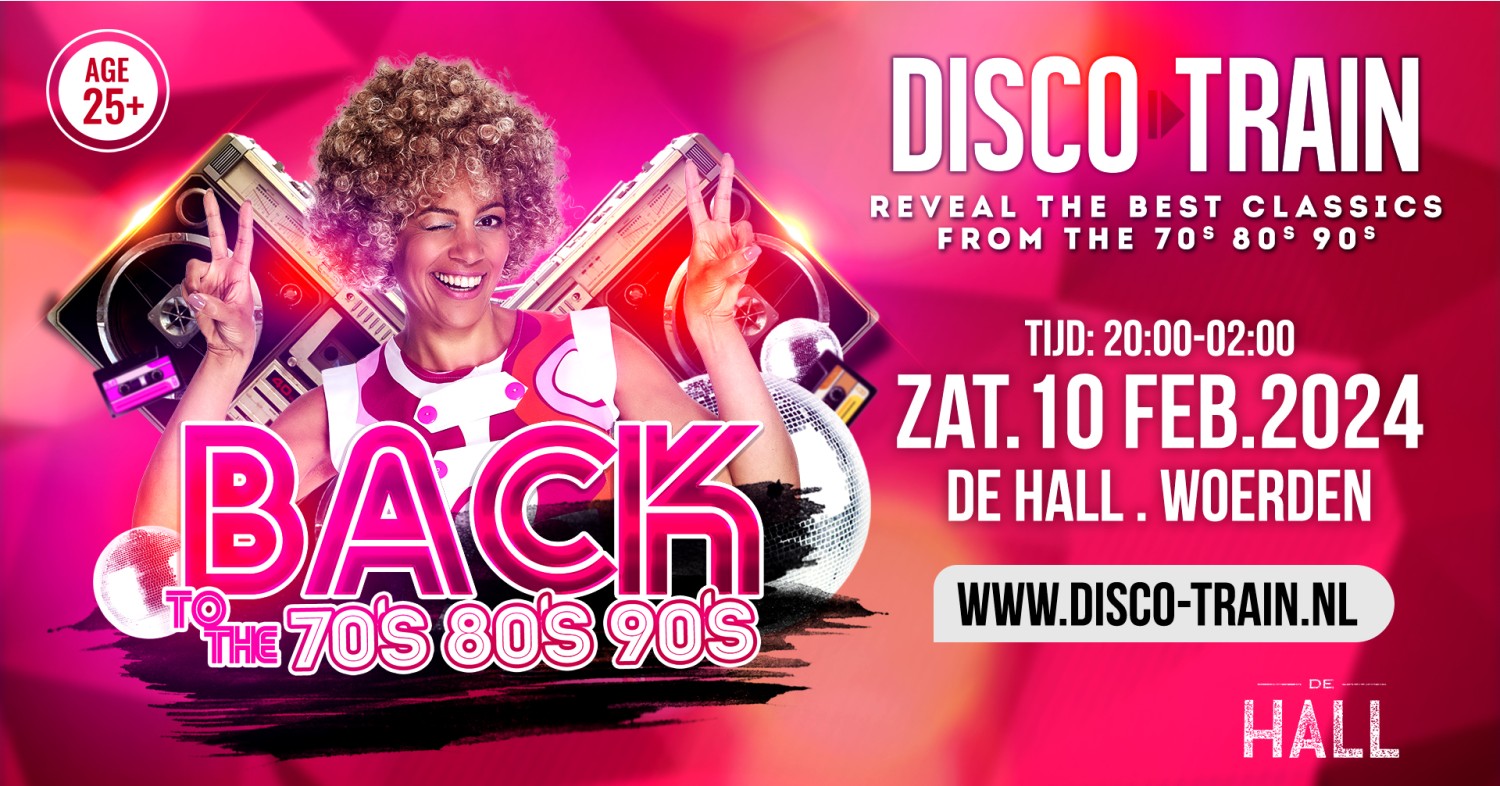 Party nieuws: Disco-Train komt naar de HALL in Woerden