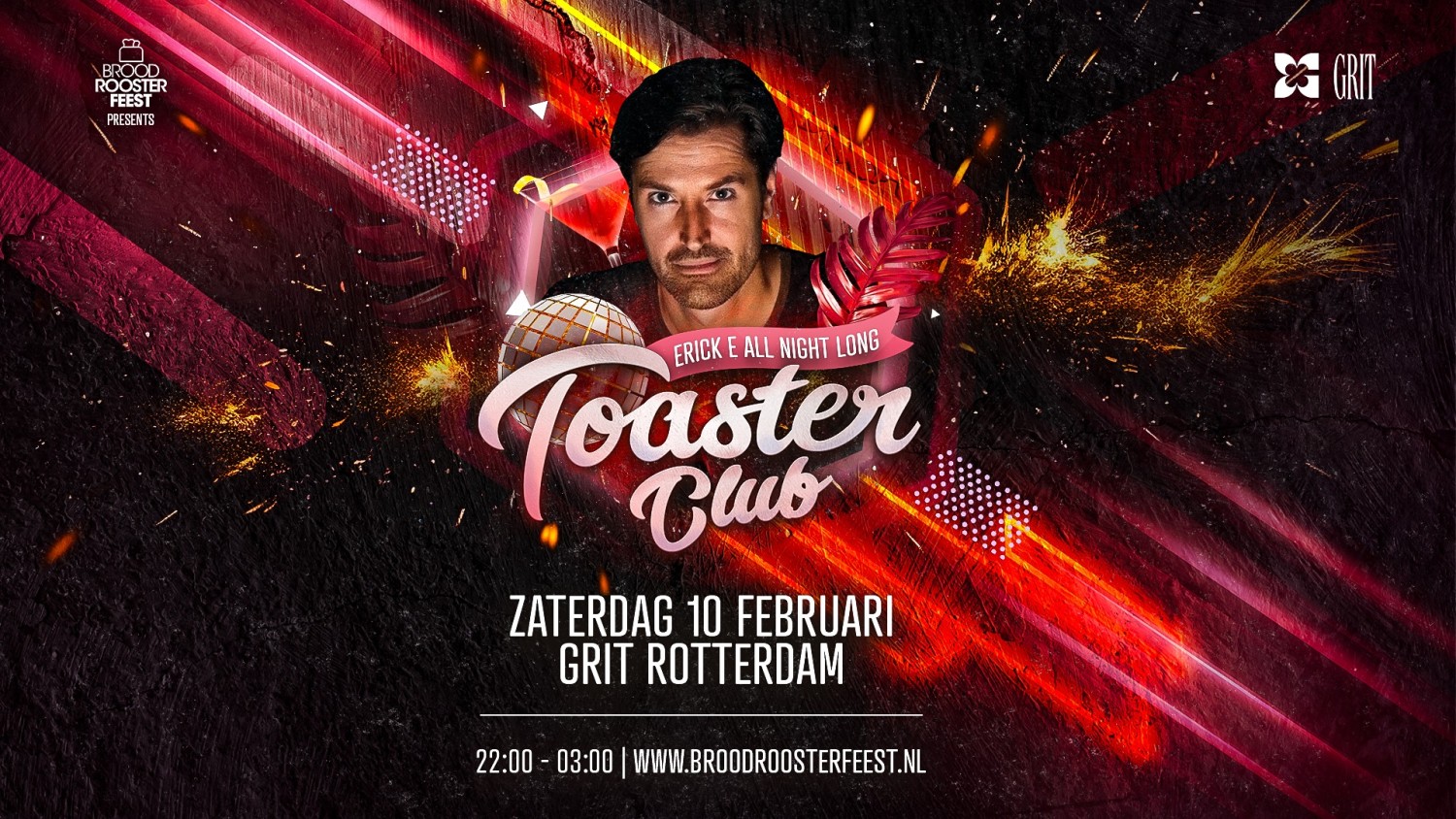 Party nieuws: Erick E All Night Long tijdens Toaster Club