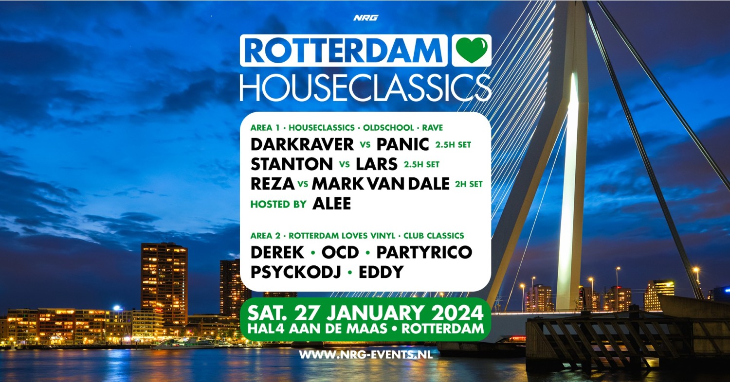 Party nieuws: Nieuwe editie van Rotterdam Love Houseclassics