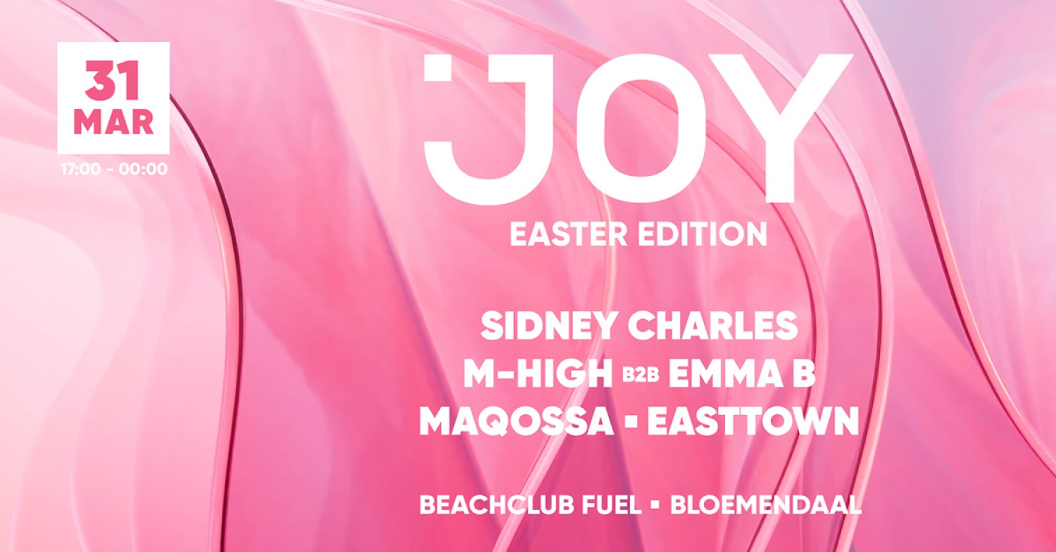 Party nieuws: JOY Easter edition op het Bloemendaalse strand