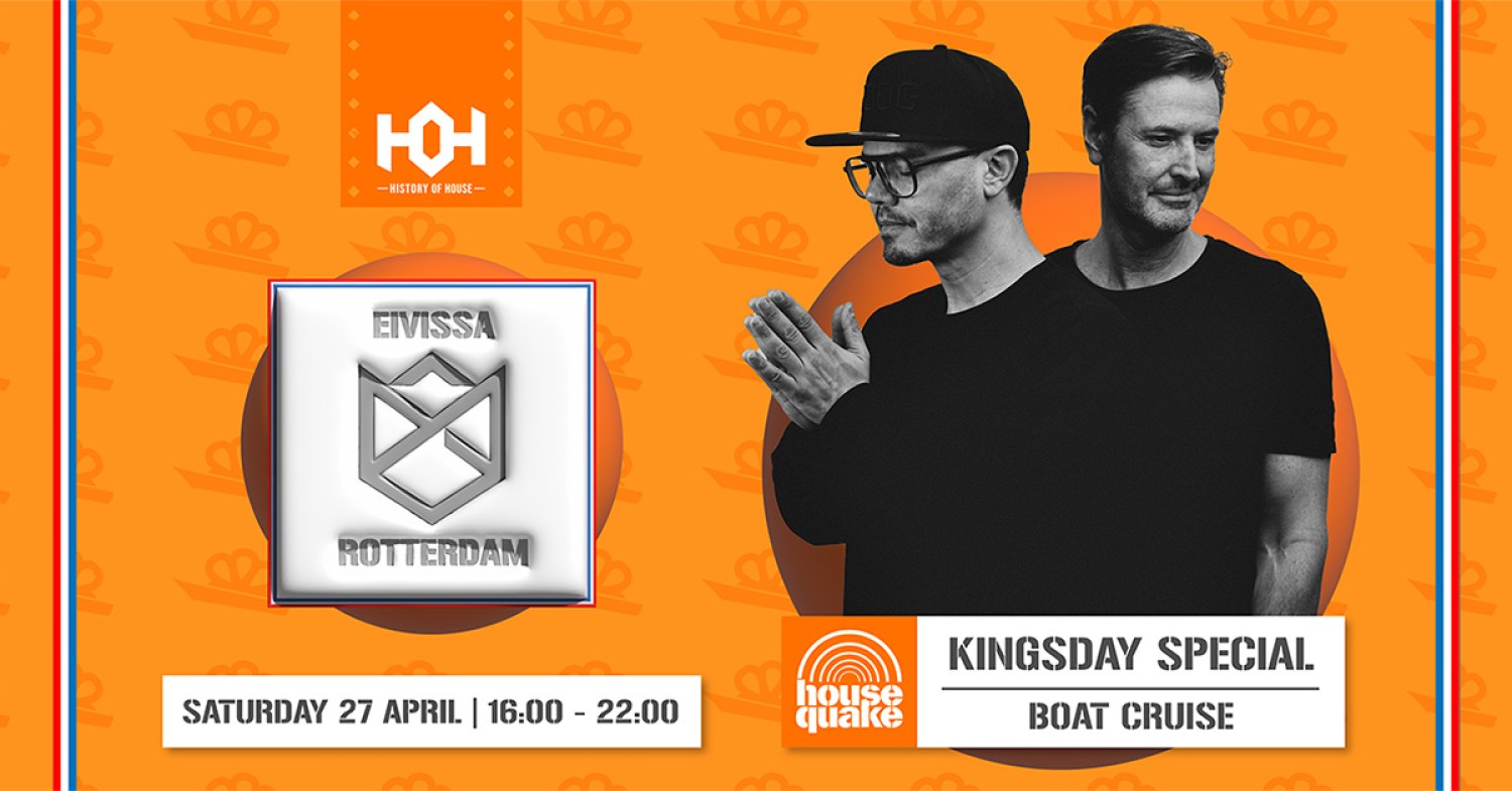 Party nieuws: Unieke Kingsday Boat Cruise met ROOG en Erick E