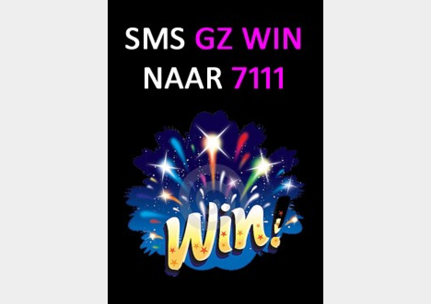 Party nieuws: SMS GZ WIN naar 7111 en verdubbel je winkans!