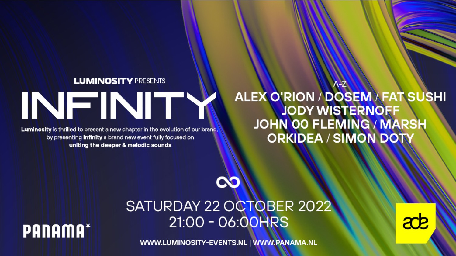 Luminosity Events presents Infinity