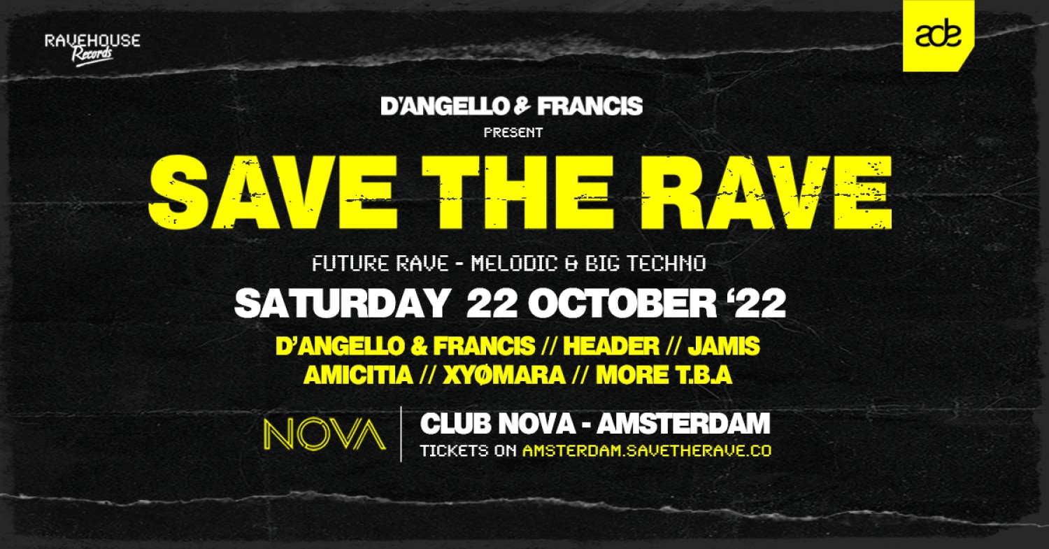 Save the Rave Amsterdam ADE