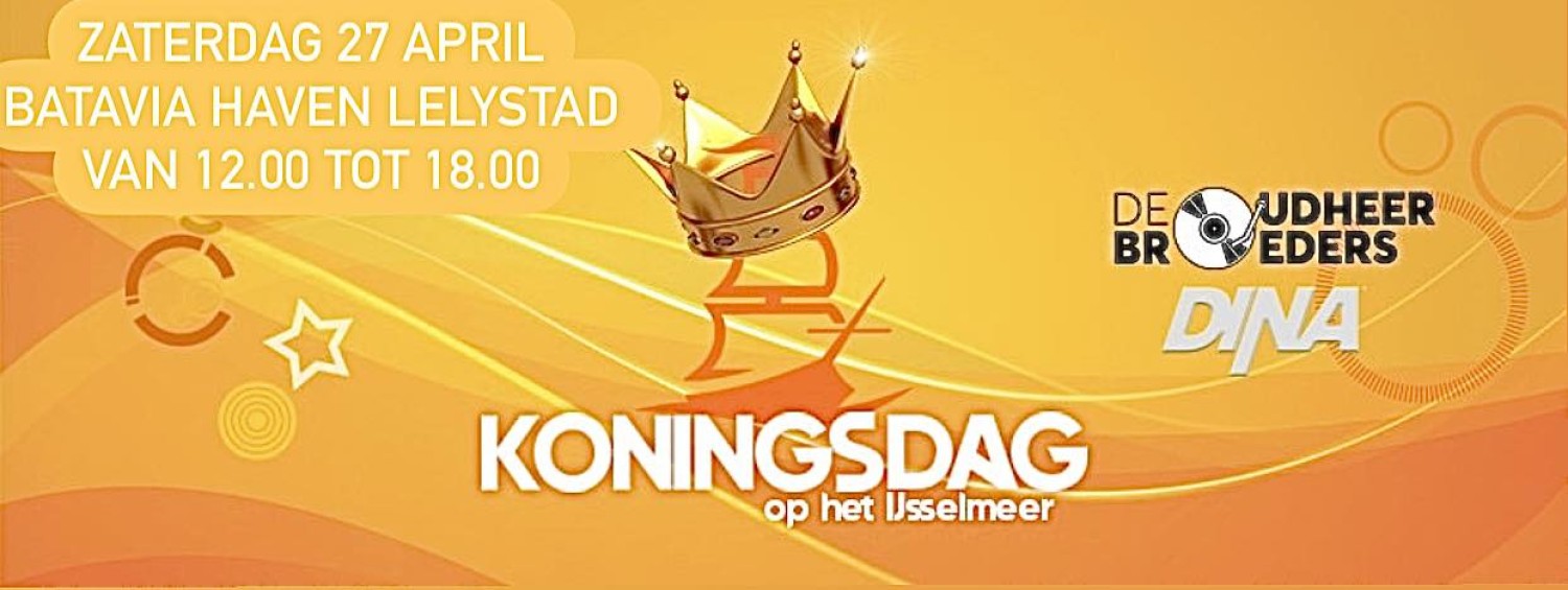 Koningsdag op het IJsselmeer